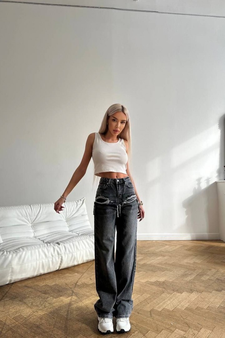 Джинси труби WOW-059A22