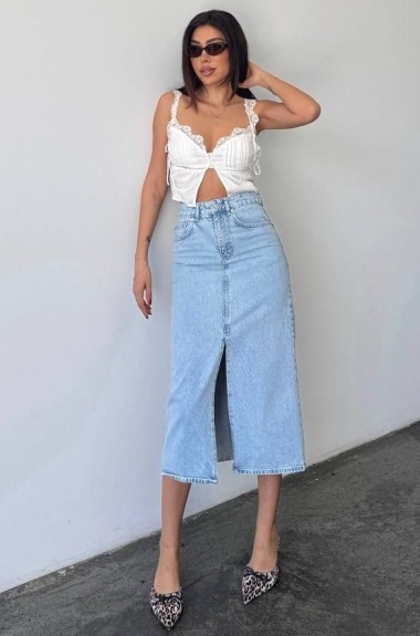 Спідниця з розрізом WOW-7194A19