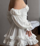 Платье со съемными рукавами NK-633A650