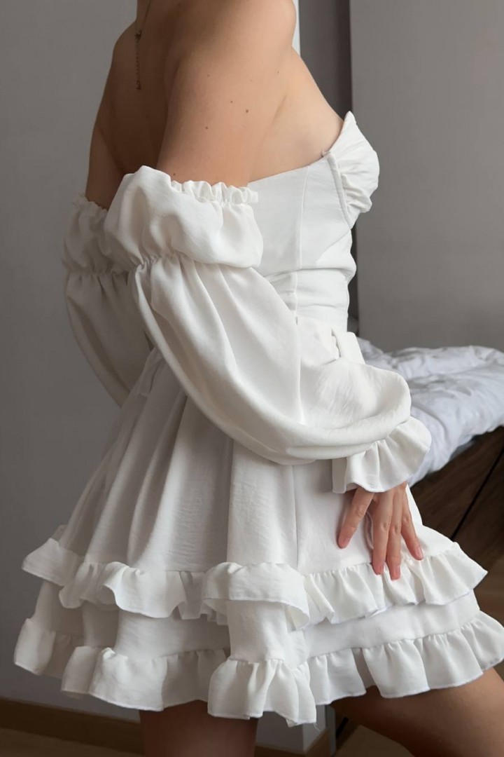 Платье со съемными рукавами NK-633A650