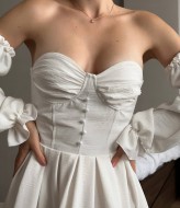 Платье со съемными рукавами NK-633A650