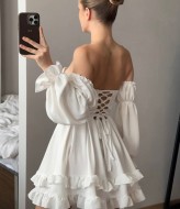 Платье со съемными рукавами NK-633A650