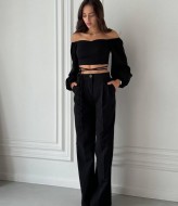 Чудовий костюм двійка топ + штани RAB-479A609