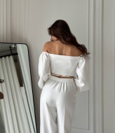 Чудовий костюм двійка топ + штани RAB-479A609