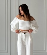 Чудовий костюм двійка топ + штани RAB-479A609