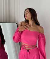 Чудовий костюм двійка топ + штани RAB-479A609