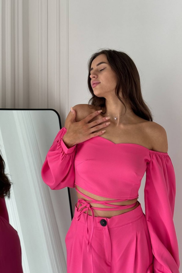 Чудовий костюм двійка топ + штани RAB-479A609