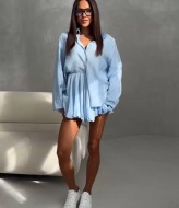 Нежный костюм рубашка +юбка RAB-671A609