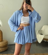 Нежный костюм рубашка +юбка RAB-671A609