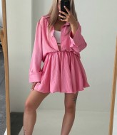 Нежный костюм рубашка +юбка RAB-671A609