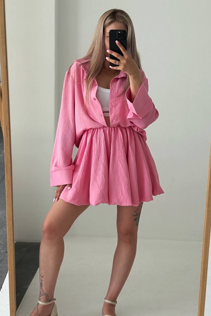 Нежный костюм рубашка +юбка RAB-671A609