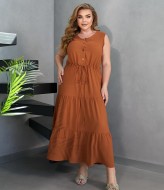 Сарафан А-силуэта с кулиской RIL-0488A11