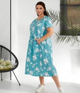 Платье свободного кроя с карманами RIL-0490A11