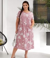 Платье свободного кроя с карманами RIL-0490A11