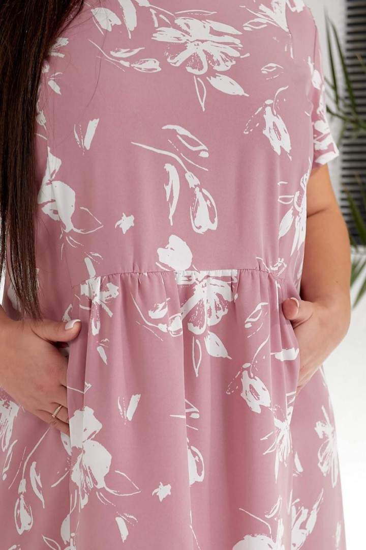 Платье свободного кроя с карманами RIL-0490A11