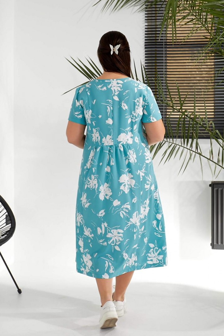 Платье свободного кроя с карманами RIL-0490A11