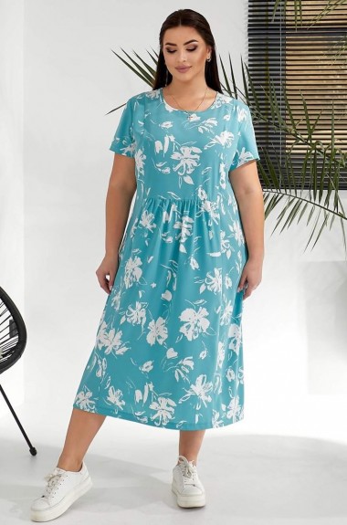 Платье свободного кроя с карманами RIL-0490A11 Платье свободного кроя с карманами RIL-0490A11