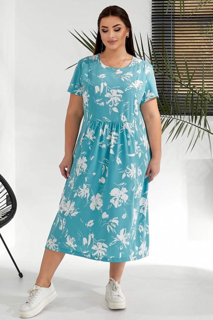 Платье свободного кроя с карманами RIL-0490A11