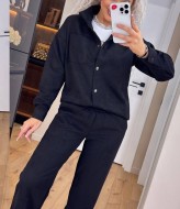 Замшевый брючный костюм SABI-505A750