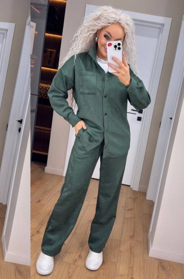 Замшевый брючный костюм SABI-505A750 Замшевый брючный костюм SABI-505A750