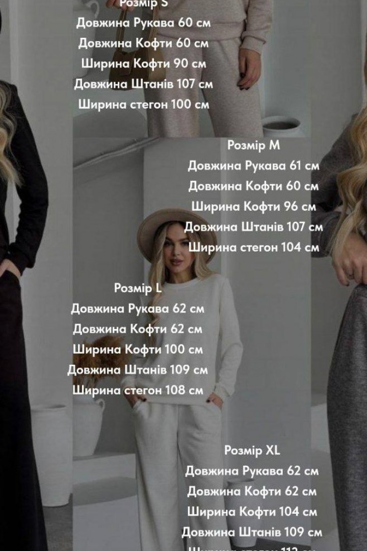 Костюм двойка кофта и брюки SABI-015A650