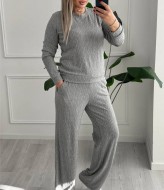 Эффектный вязаный костюм двойка SABI-022A500