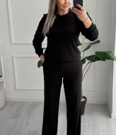 Эффектный вязаный костюм двойка SABI-022A500