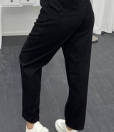 Брюки из микровельвета свободного кроя XOF-7013A310