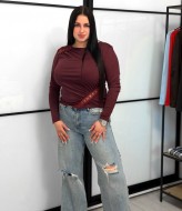 Лонг с драпировкой YS-2221A380B470