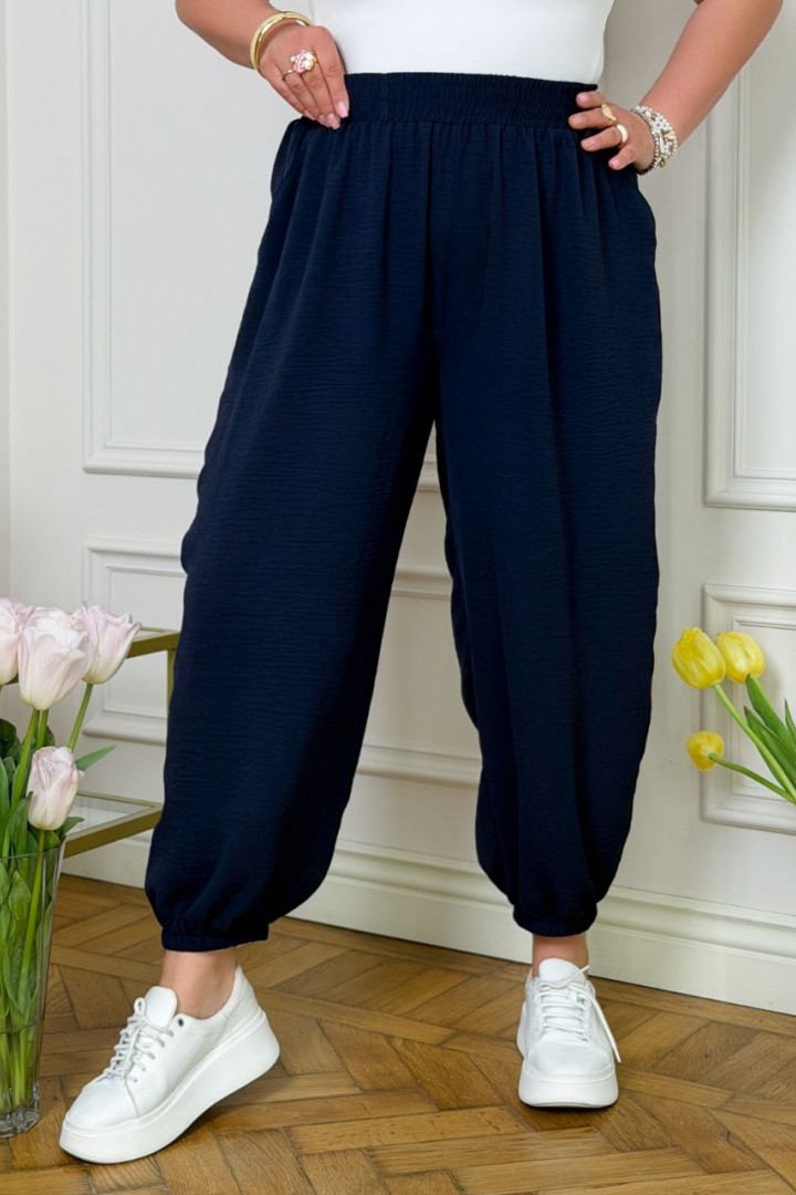 Брюки султанка з карманами ZP-1345A370