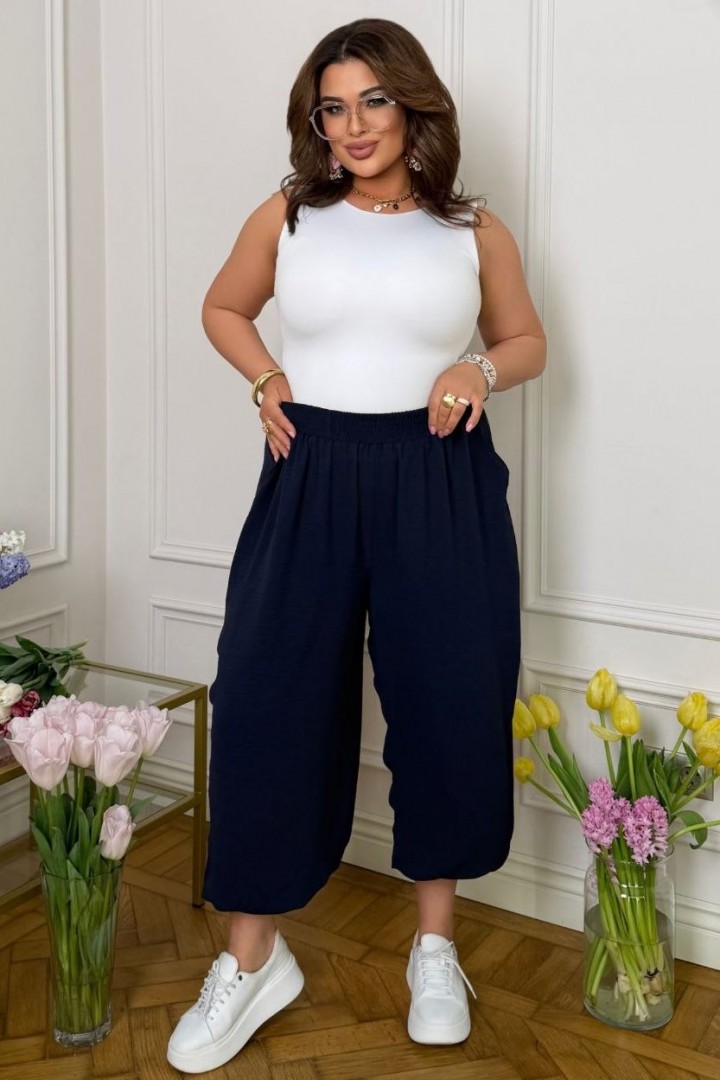 Брюки султанка з карманами ZP-1345A370