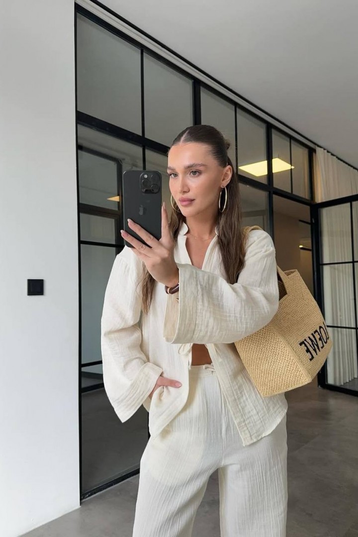 Легкий стильный костюм EVD-379A590