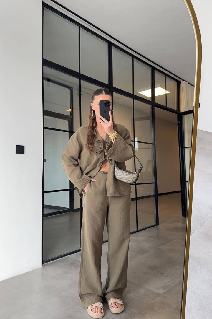 Легкий стильный костюм EVD-379A590