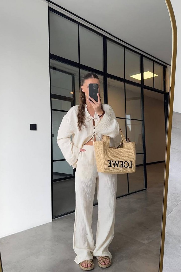 Легкий стильный костюм EVD-379A590