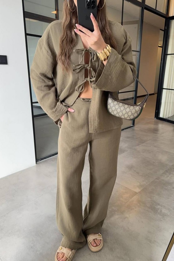 Легкий стильный костюм EVD-379A590