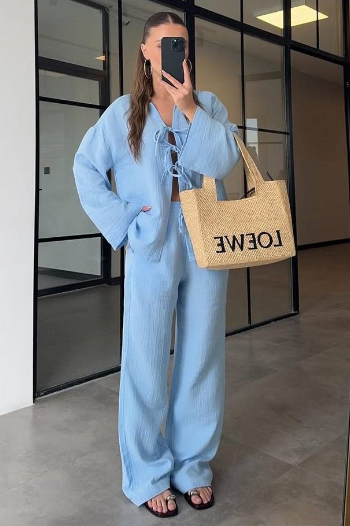 Легкий стильный костюм EVD-379A590