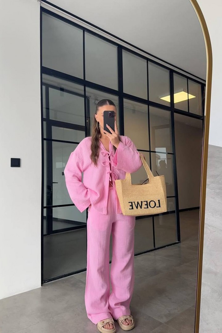 Легкий стильный костюм EVD-379A590