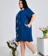 Летнее платье туника MAX-1002A350
