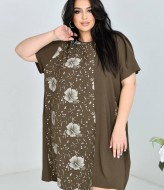 Летнее платье туника MAX-1002A350