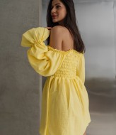 Платье короткое с длинным рукавом YM-5928A12.5