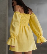 Платье короткое с длинным рукавом YM-5928A12.5