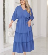 Платье с воланами на юбке  VLT-1647А600