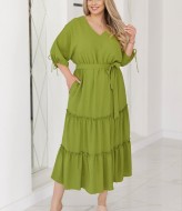 Платье с воланами на юбке  VLT-1647А600