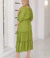 Платье с воланами на юбке  VLT-1647А600