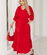 Платье с воланами на юбке  VLT-1647А600