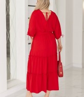 Платье с воланами на юбке  VLT-1647А600