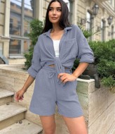 Костюм из муслина с шортами VM-10484A470