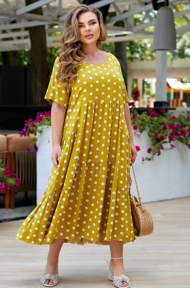 Платье летнее в цветочек MAX-2013A500