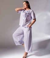 Трикотажный летний костюм женский  IS-143A1150