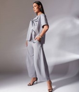 Трикотажный летний костюм женский  IS-143A1150